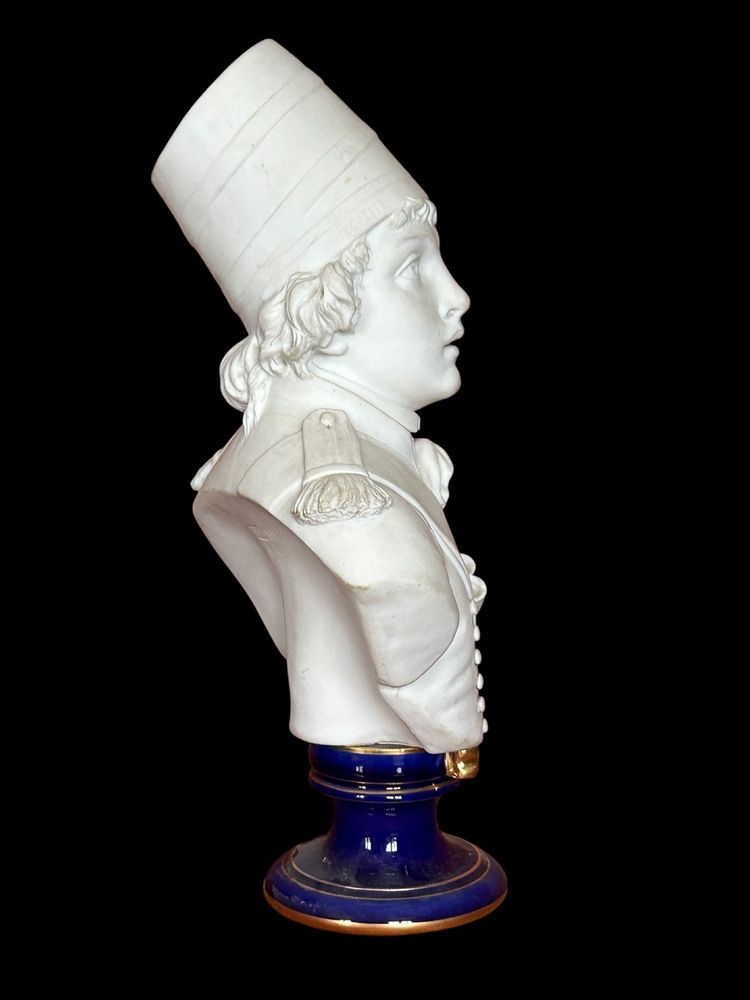 Buste de Joseph Barra en porcelaine de sèvres 1885 - révolutionnaire - Empire - révolution 