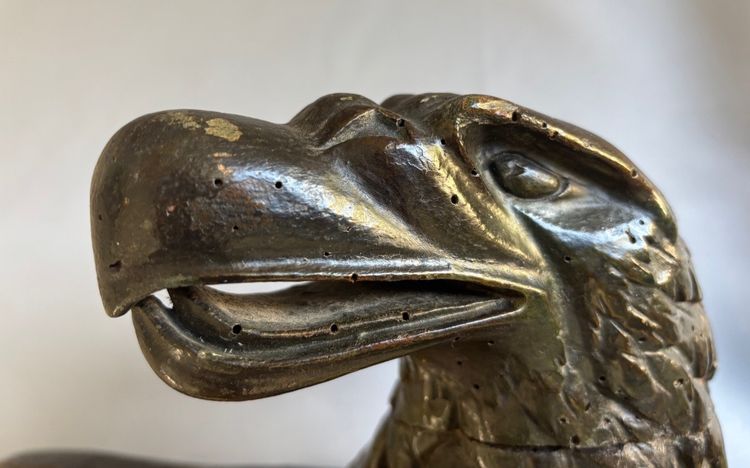 Aigle en bois patiné fin 18éme Siècle 
