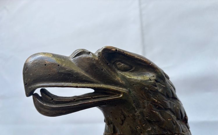 Aigle en bois patiné fin 18éme Siècle 