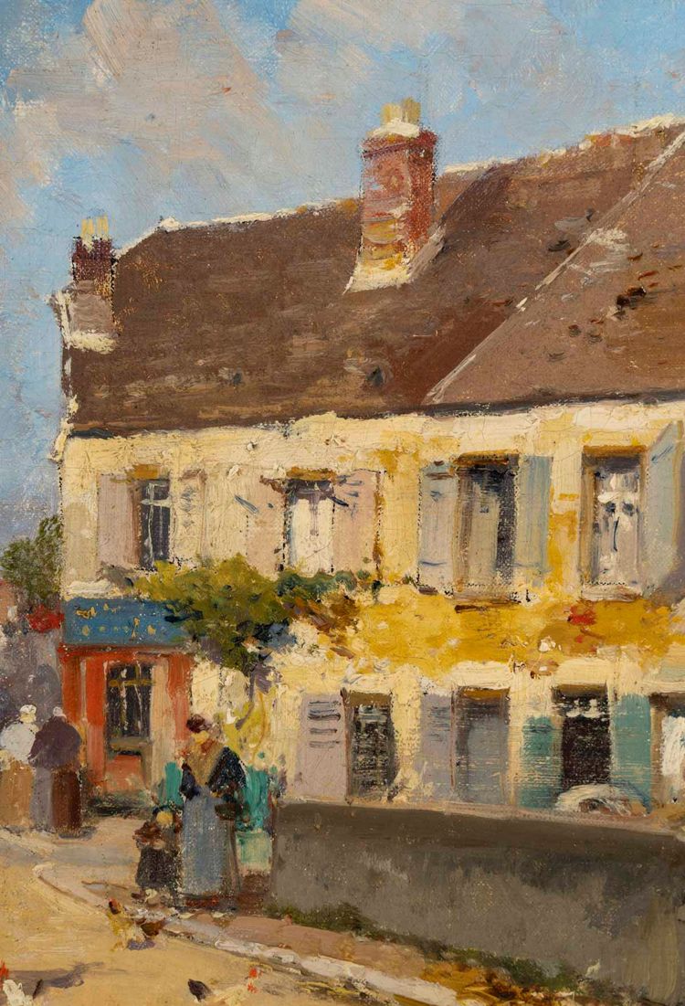 Eugène Galliéni Laloue 1854-1941 Das Dorf