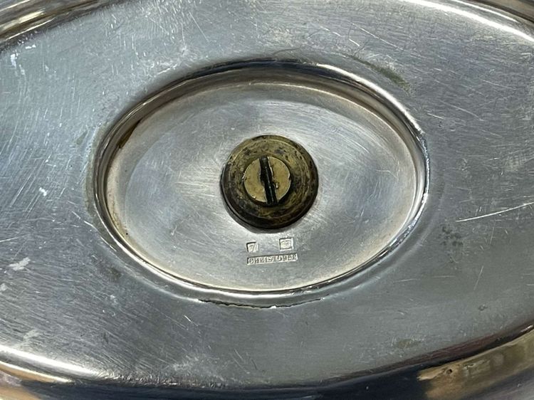 Saucière en métal argenté de la maison Christofle