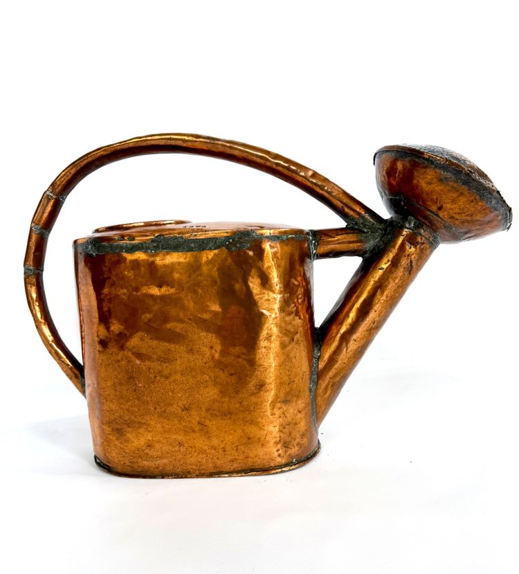 Arrosoir en Cuivre Martelé Signé J. Bellamy – Angleterre 1876 – Rare Pièce du XIXe Siècle