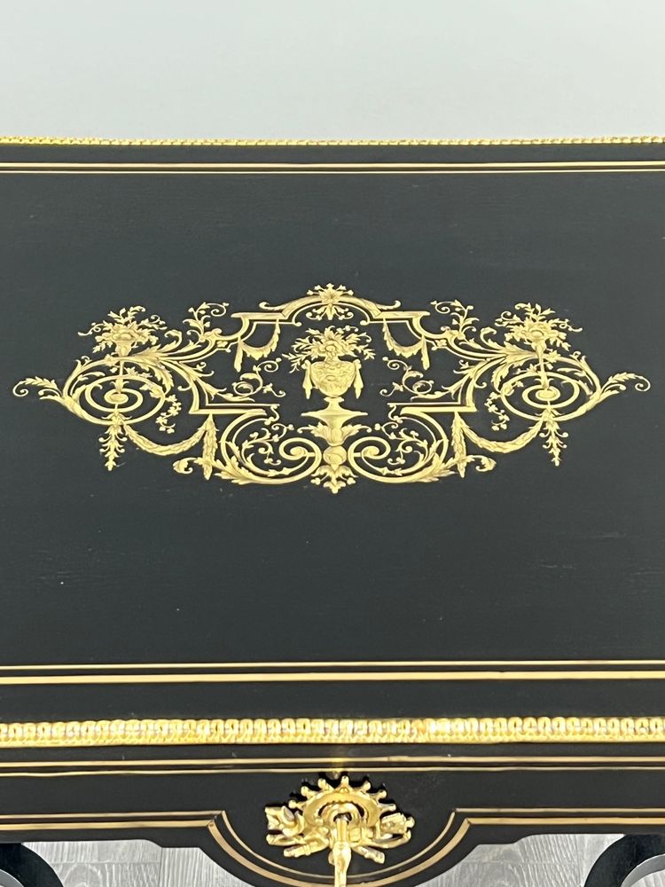 Table de salon à volets de style Napoléon III, XIXe siècle