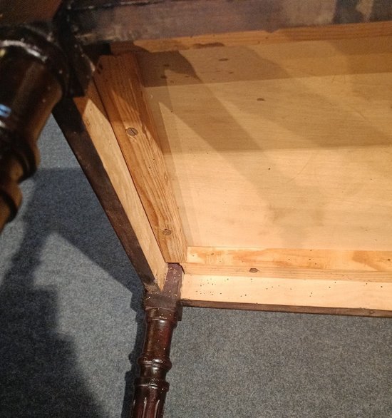 Table desserte - Nacre - Louis XVI - Fin XIXème siècle 