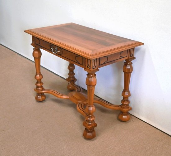 Table en Noyer massif, goût Louis XIV – Fin XIXe