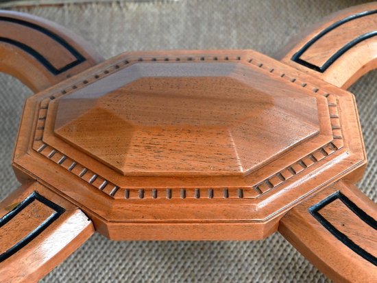 Table en Noyer massif, goût Louis XIV – Fin XIXe