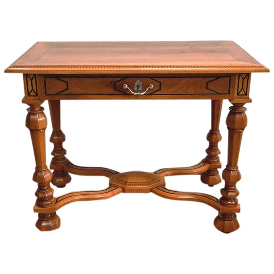 Table en Noyer massif, goût Louis XIV – Fin XIXe