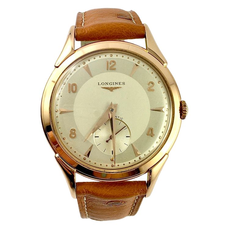 Longines 1950s Automatic Rose Gold Watch
