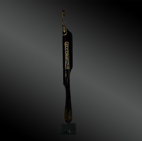 LIME SPATULA - Aire Massim, South East of Papua New Guinea - 19th century