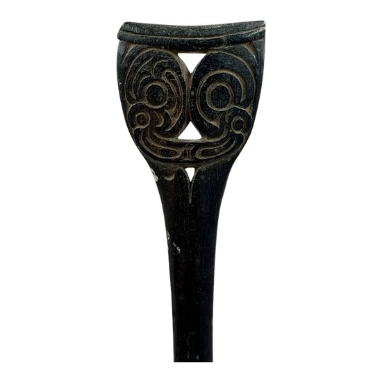 LIME SPATULA - Aire Massim, South East of Papua New Guinea - 19th century