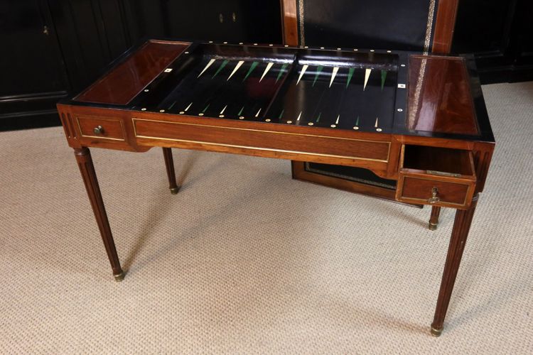 Table à jeux Louis XVI fin XVIIIème début XIXème siècle