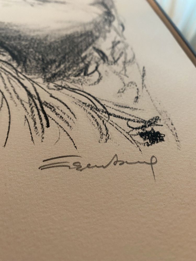 Rara collezione completa di Henri Eisenberg (nato nel 1942): ritratti ebraici, oggetti di arte ebraica.