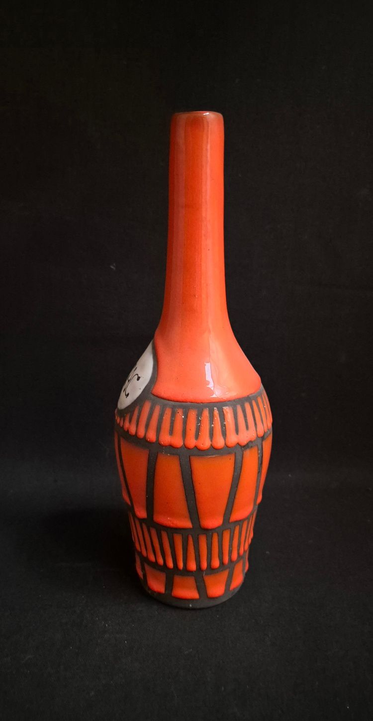 BOUTEILLE COGNAC PAR ROGER CAPRON, VALLAURIS, 60'S