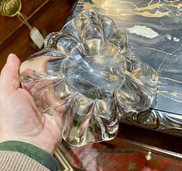 Vide poche en cristal de DAUM 