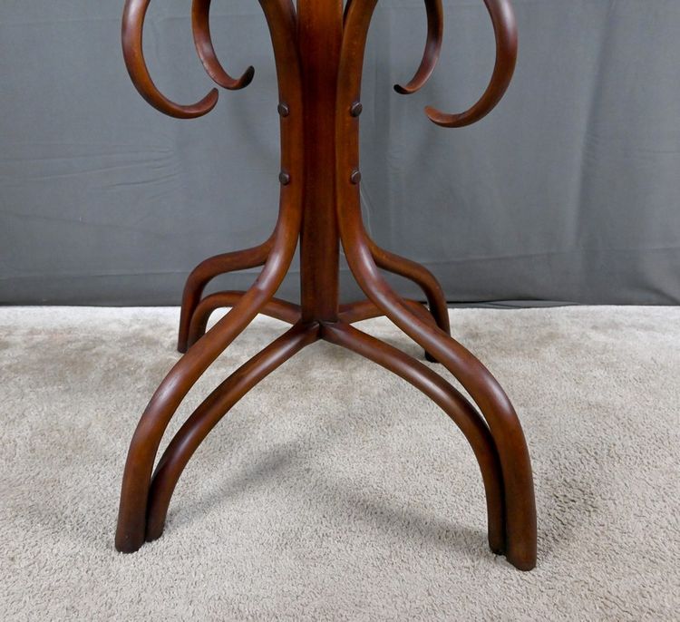 Grande appendiabiti a forma di pappagallo in legno di faggio curvato, stile Thonet - Inizi del XX secolo