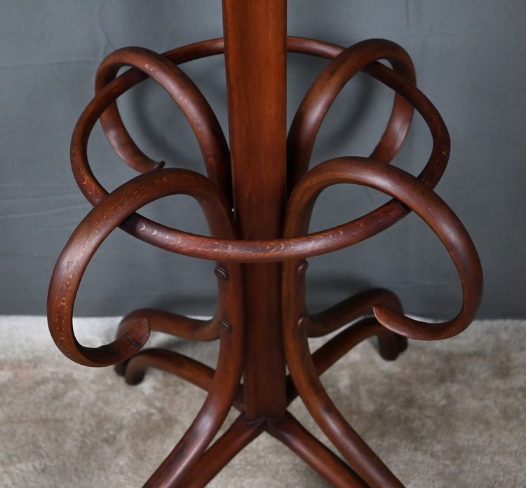 Grande appendiabiti a forma di pappagallo in legno di faggio curvato, stile Thonet - Inizi del XX secolo