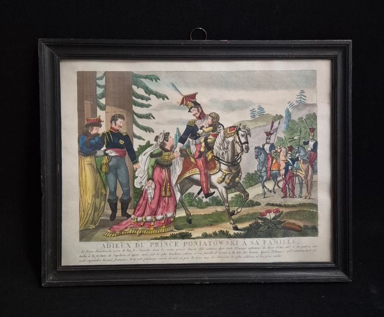 suite de trois gravures  vers 1820