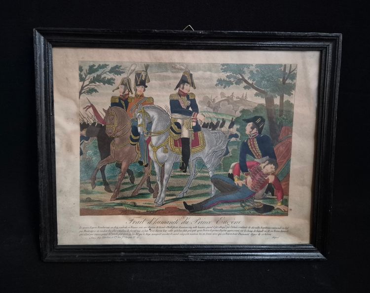 suite de trois gravures  vers 1820