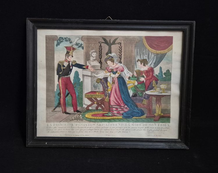 suite de trois gravures  vers 1820