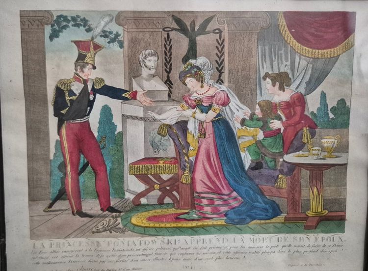 suite de trois gravures  vers 1820