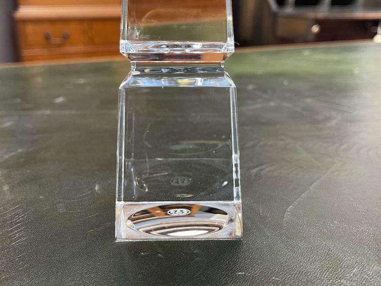Obélisque en cristal de baccarat XXème