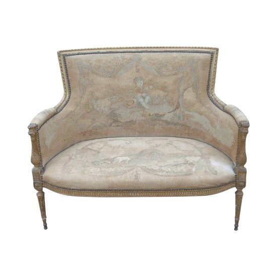 Banquette Louis XVI