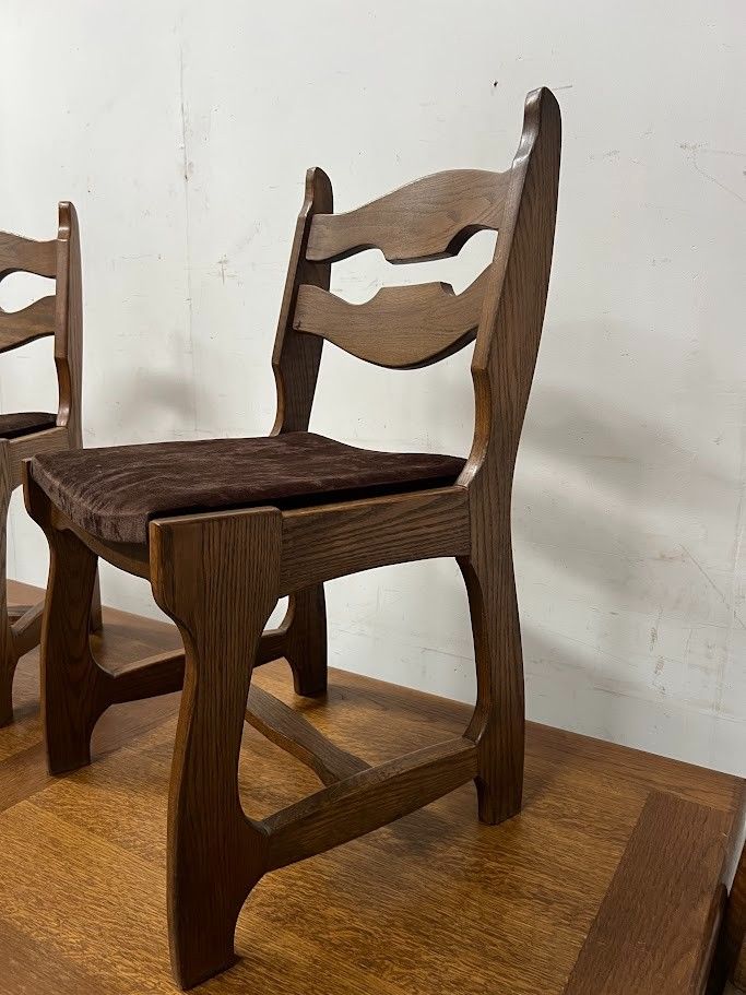 Esszimmermöbel Tisch und Stühle XX Jahrhundert