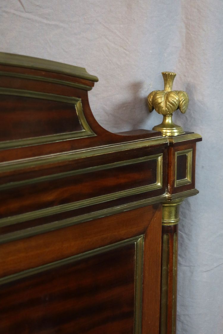 Louis XVI mahogany bed 19th century