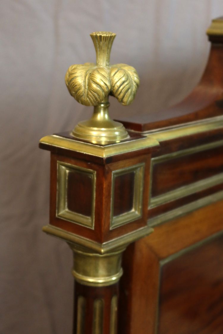 Louis XVI mahogany bed 19th century