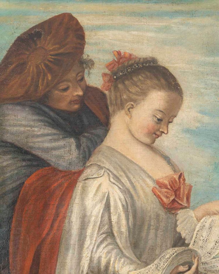 19th century school, in the style of Jean-Antoine Watteau (1684-1721) The Concert