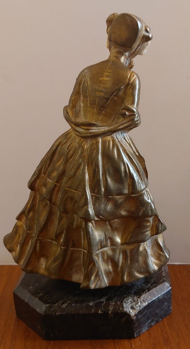 Georges Van der Stratten - (1856 - 1941) - "Mimi" - Bronze
