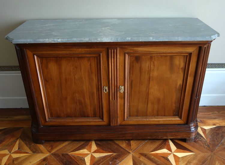 Louis XVI period Parisian mahogany hunting sideboard in the taste of Etienne Avril