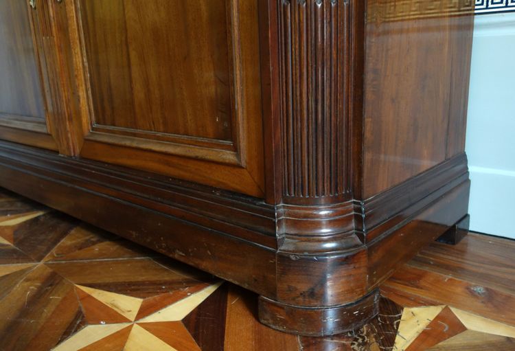 Louis XVI period Parisian mahogany hunting sideboard in the taste of Etienne Avril