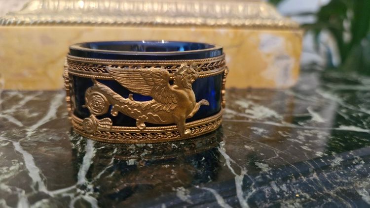 Pair of Empire-style salt cellars