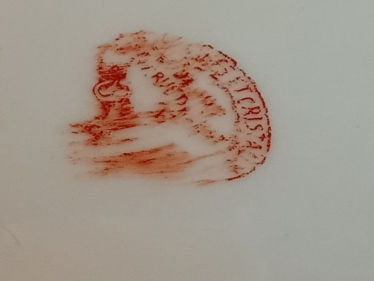 Alte Erdbeerplatte / Fräser Obstabtropfschale 19. Jahrhundert Porzellan Paris
