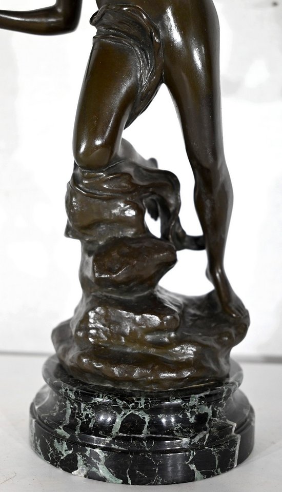 Bronze « Diane Chasseresse », signé J. Garnier – 2ème moitié du XIXe