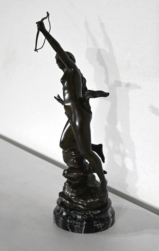 Bronze « Diane Chasseresse », signé J. Garnier – 2ème moitié du XIXe
