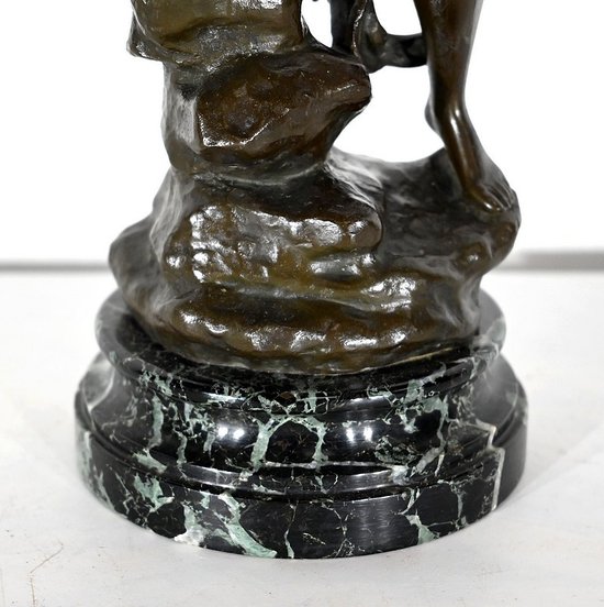 Bronze « Diane Chasseresse », signé J. Garnier – 2ème moitié du XIXe