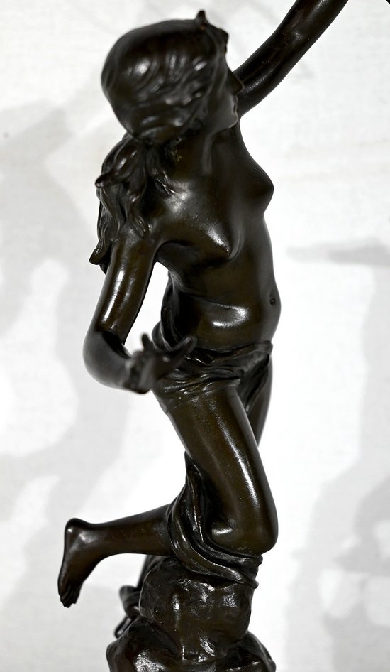 Bronze « Diane Chasseresse », signé J. Garnier – 2ème moitié du XIXe