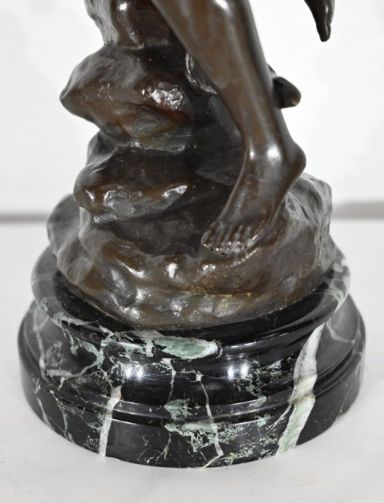 Bronze « Diane Chasseresse », signé J. Garnier – 2ème moitié du XIXe