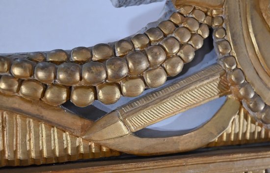 Specchio in legno dorato, stile Luigi XVI - Fine XIX secolo