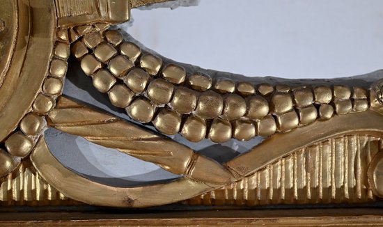 Specchio in legno dorato, stile Luigi XVI - Fine XIX secolo