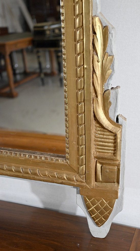 Specchio in legno dorato, stile Luigi XVI - Fine XIX secolo