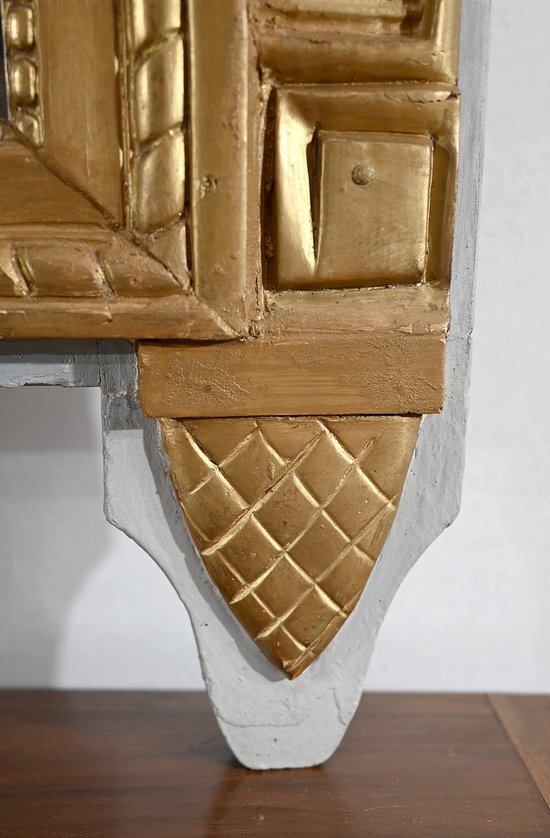 Specchio in legno dorato, stile Luigi XVI - Fine XIX secolo