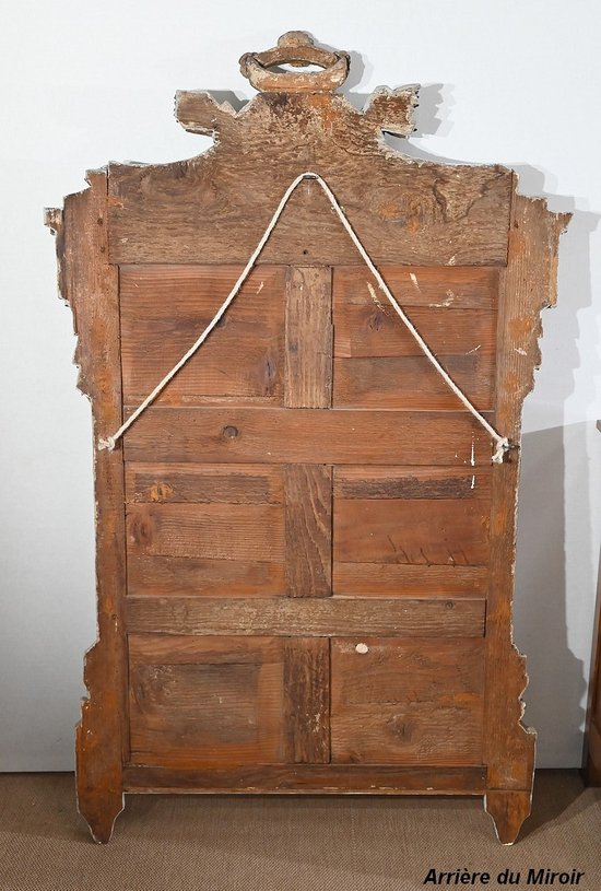 Specchio in legno dorato, stile Luigi XVI - Fine XIX secolo