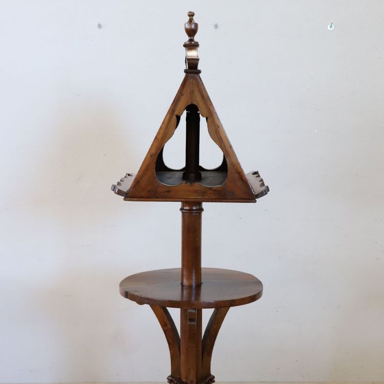 Antique Lectern in Walnut, Italy Early 19th Century