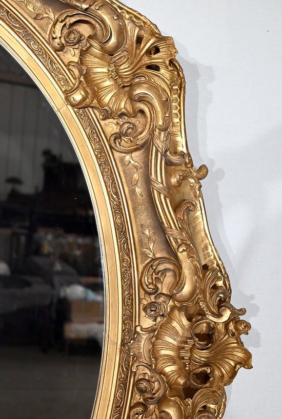 Important Louis XV Mirror - Late 18th Century