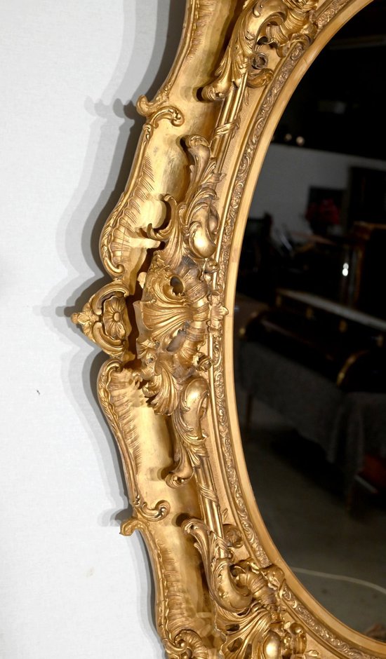 Important Louis XV Mirror - Late 18th Century