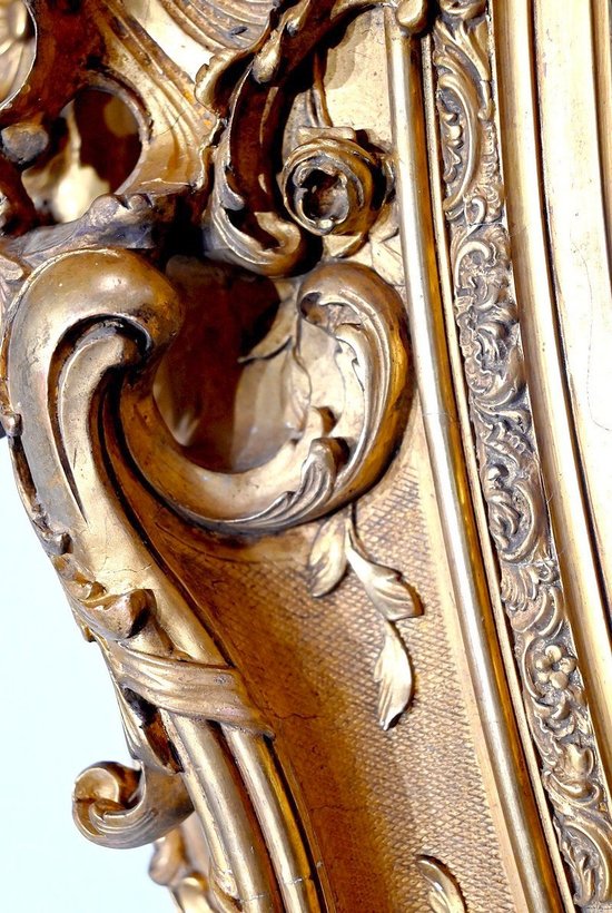 Important Louis XV Mirror - Late 18th Century