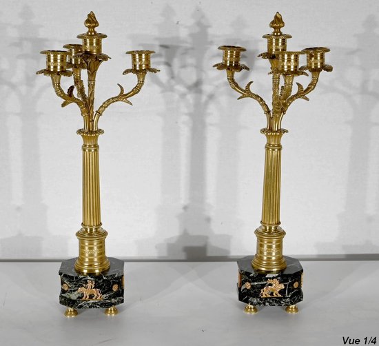 “La Harpiste” Fireplace Trim – 19th Century